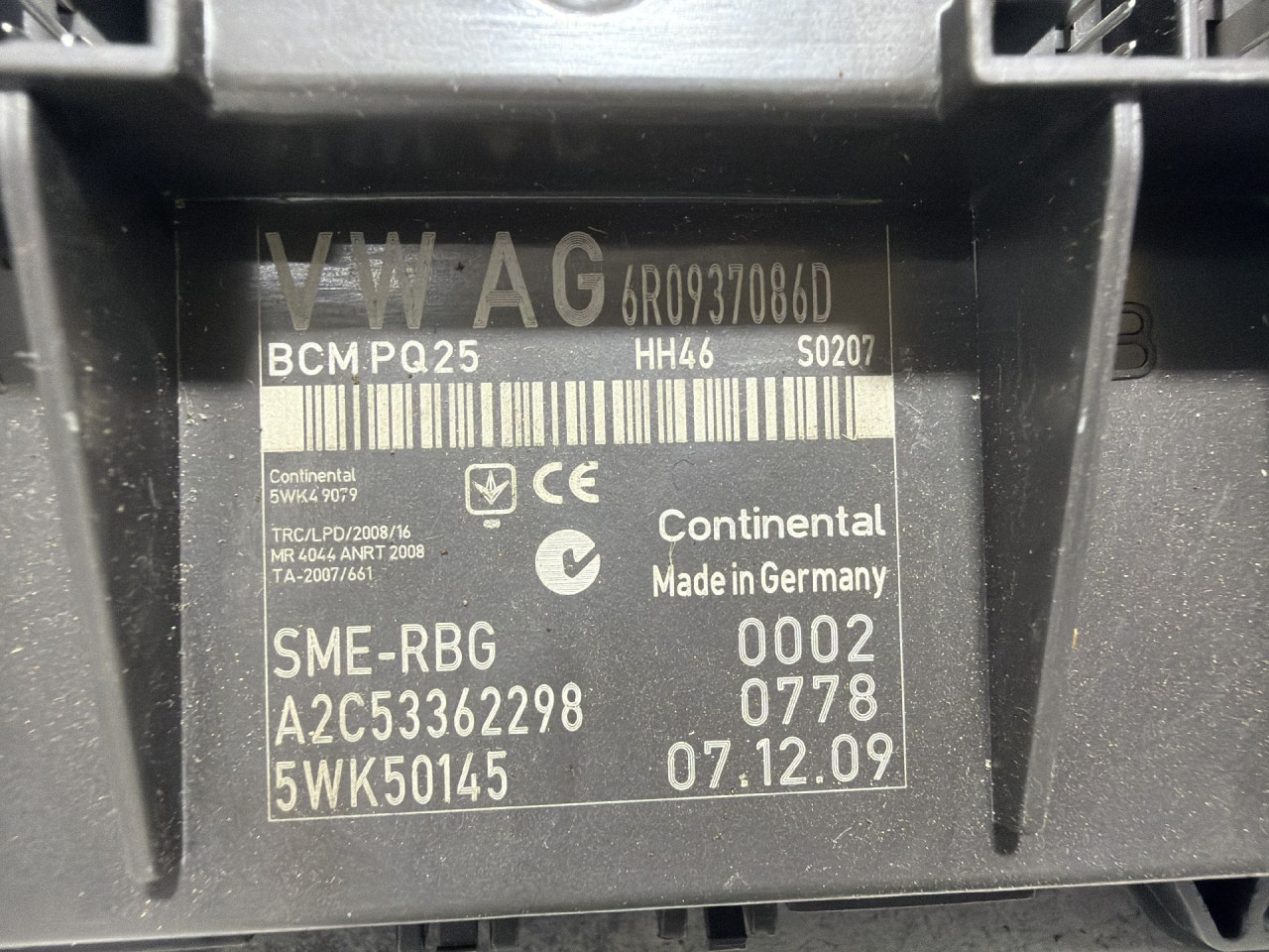 DIJELOVI BCM ELEKTRONIKA VW POLO > 09-14 1.6 6R0937086D