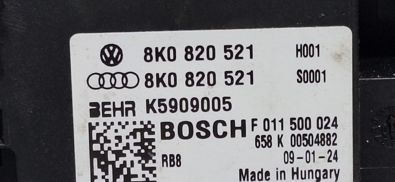 ELEKTRONIKA REOSTAT AUDI Q5 > 08-11 8K0820521
