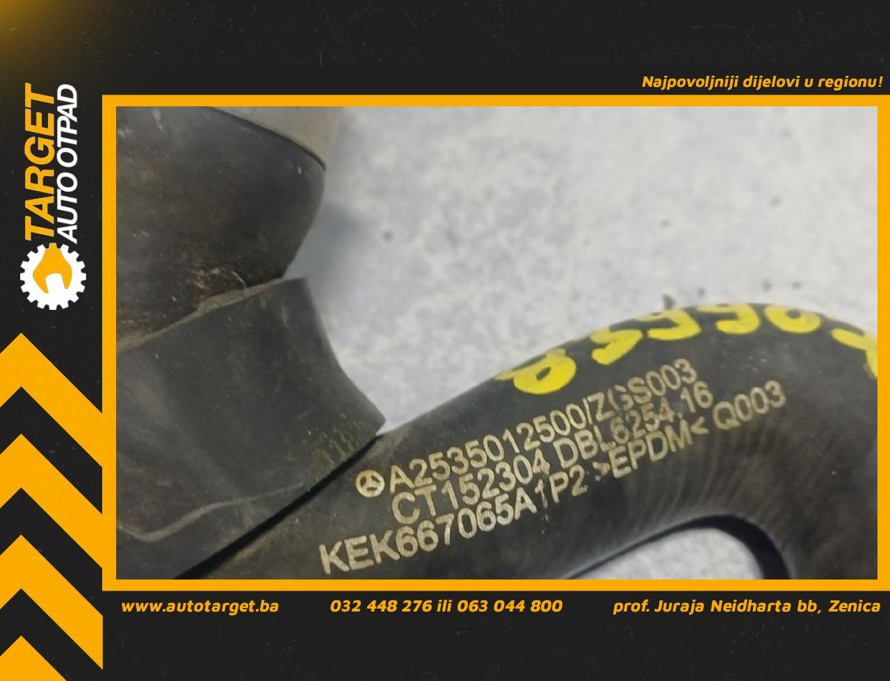 DIJELOVI CRIJEVO MERCEDES GLC (X253) > 16-22 2.2 A2535012500