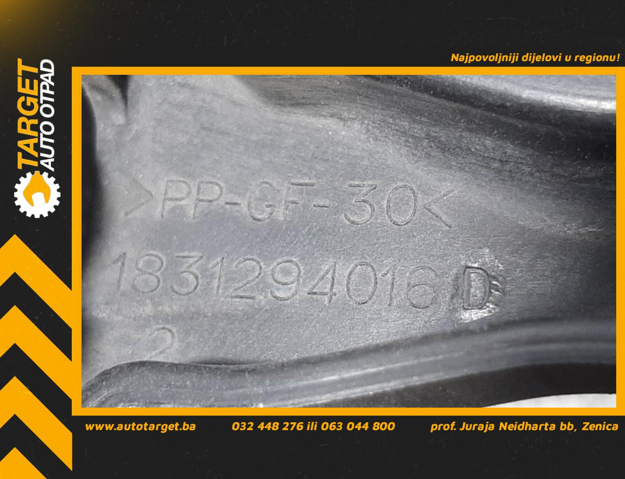 DIJELOVI VENTILATOR PEUGEOT 307 > 01-05 1831294016D