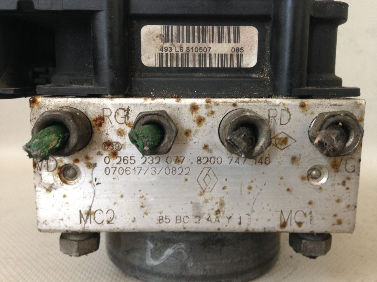 ABS ELEKTRONIKA RENAULT CLIO > 09-12 8200747140 0265800