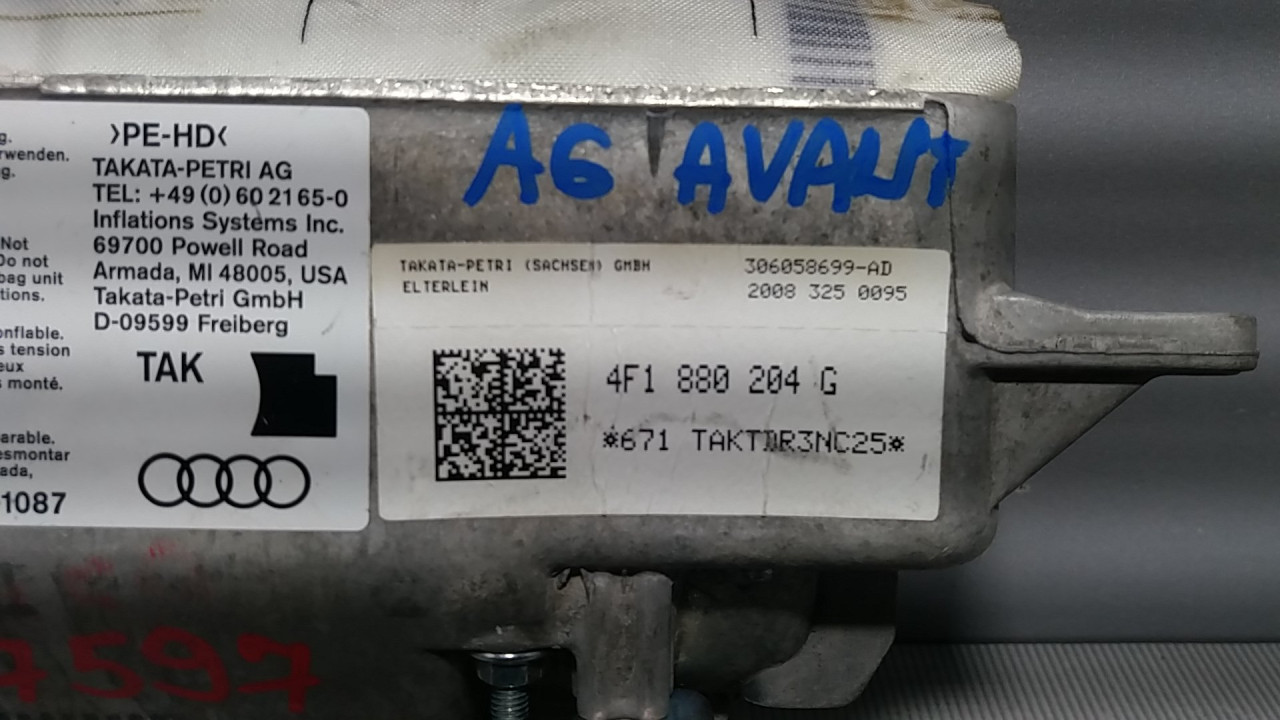 AIRBAG SUVOZACA AUDI A6 > 08-11 4F1880204G