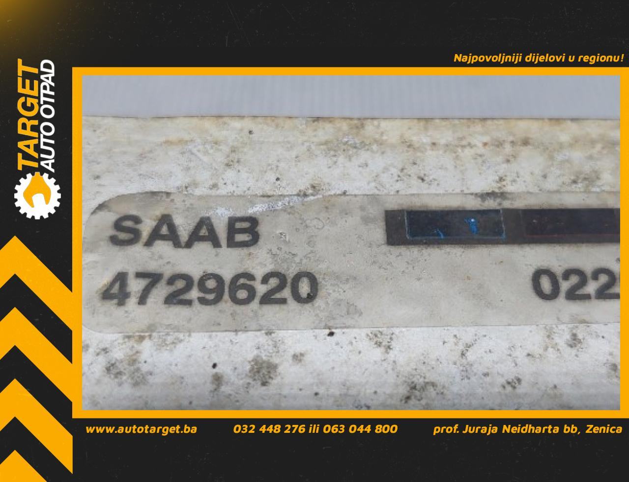 DIJELOVI HLADNJAK ULJA SAAB 9-5 > 06-09 4729620