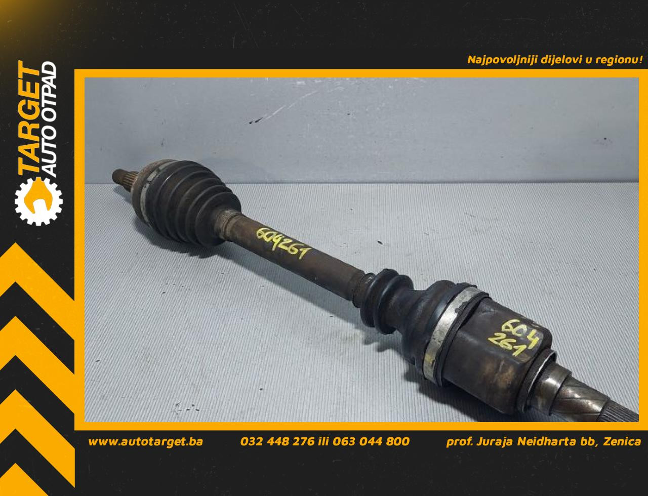 DIJELOVI POLUOSOVINA RENAULT SCENIC > 03-06 1.9 8200198016