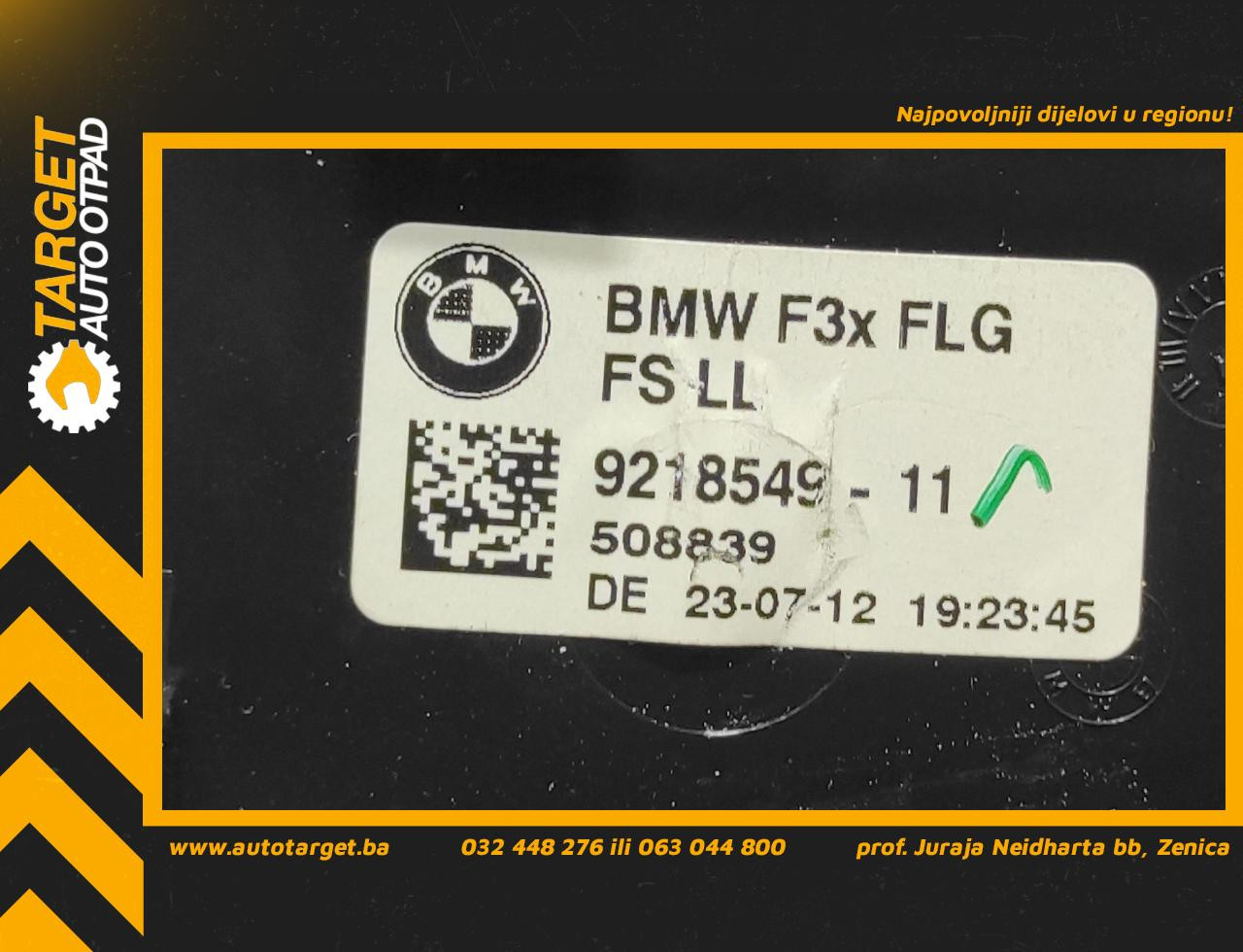 RESETKA VENTILACIJE BMW SERIJA 3 (F30/F31) > 11-14 9218549