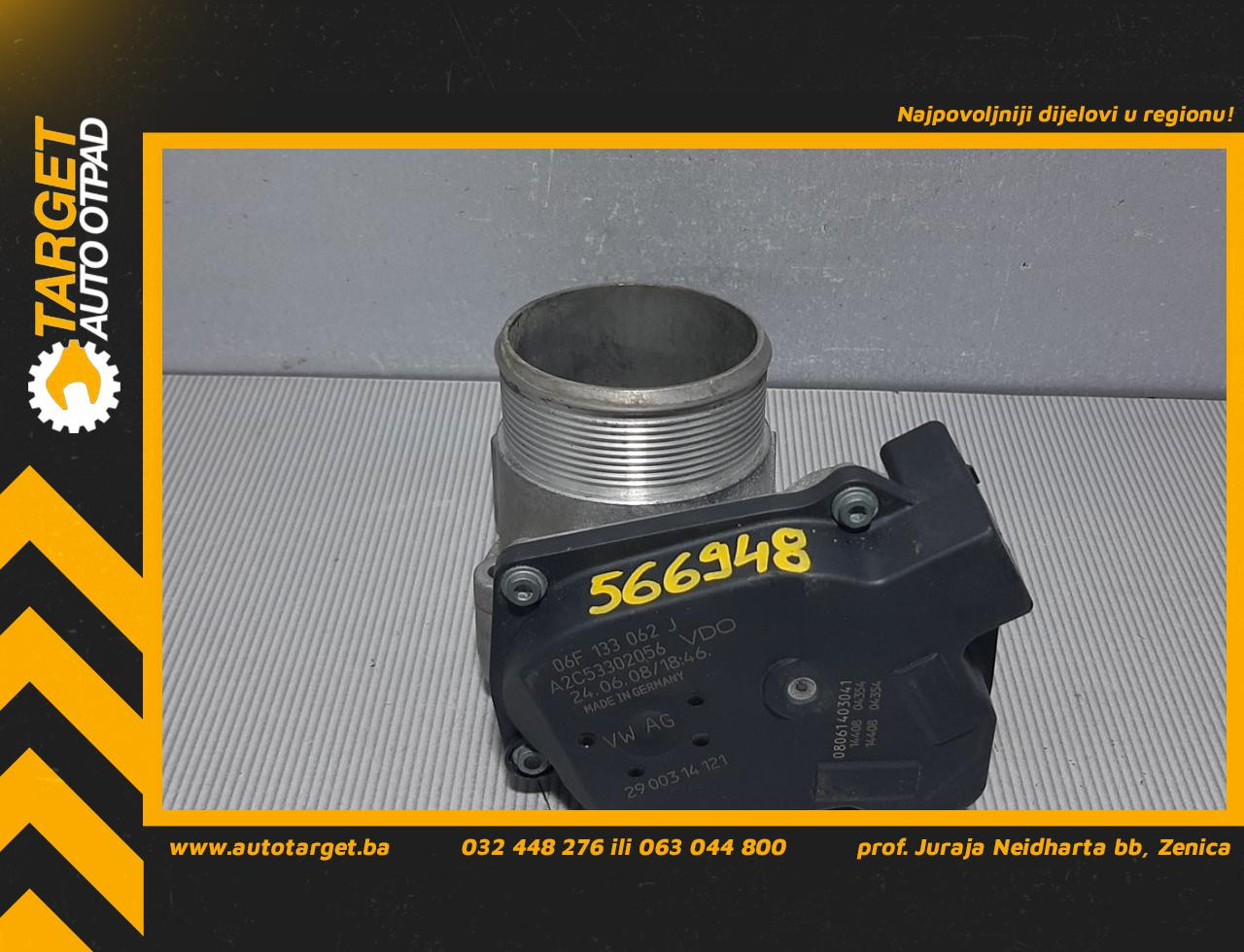 DIJELOVI DOZER KLAPNA SKODA OCTAVIA > 08-13 1.8 06F133062J