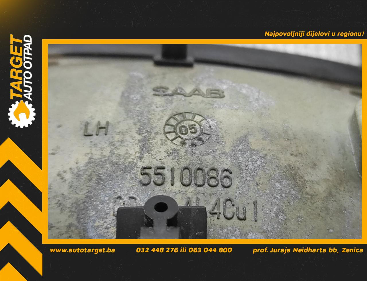 DIJELOVI RUCKA VRATA SAAB 9-5 > 97-06 5510086