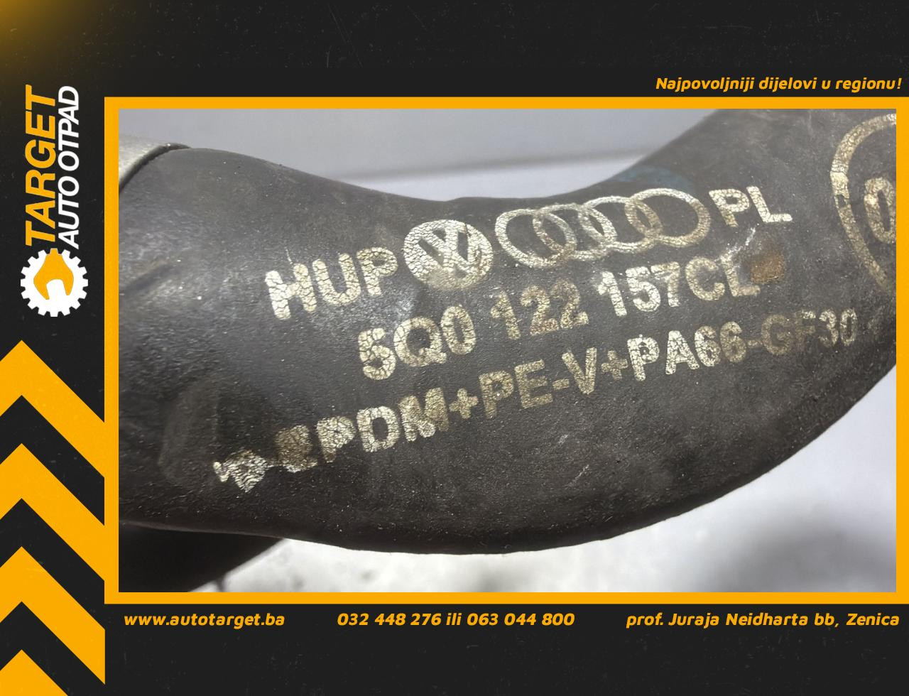 DIJELOVI CRIJEVO AUDI A3 (8VF/8VK) > 16-20 1.6 5Q0122157CL