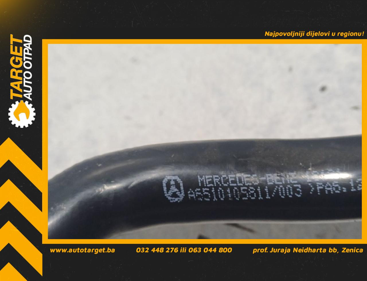 DIJELOVI CRIJEVO MERCEDES GLC (X253) > 16-22 2.2 A6510105811