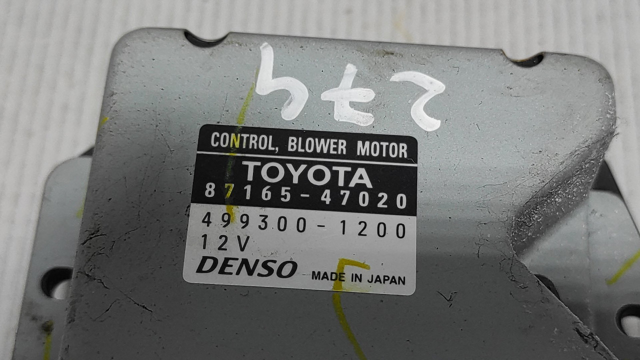 ELEKTRONIKA REOSTAT TOYOTA PRIUS > 12-15 87165-47020