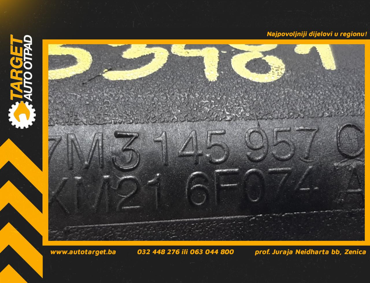 DIJELOVI CRIJEVO INTERKULERA FORD GALAXY > 95-00 7M3145957C