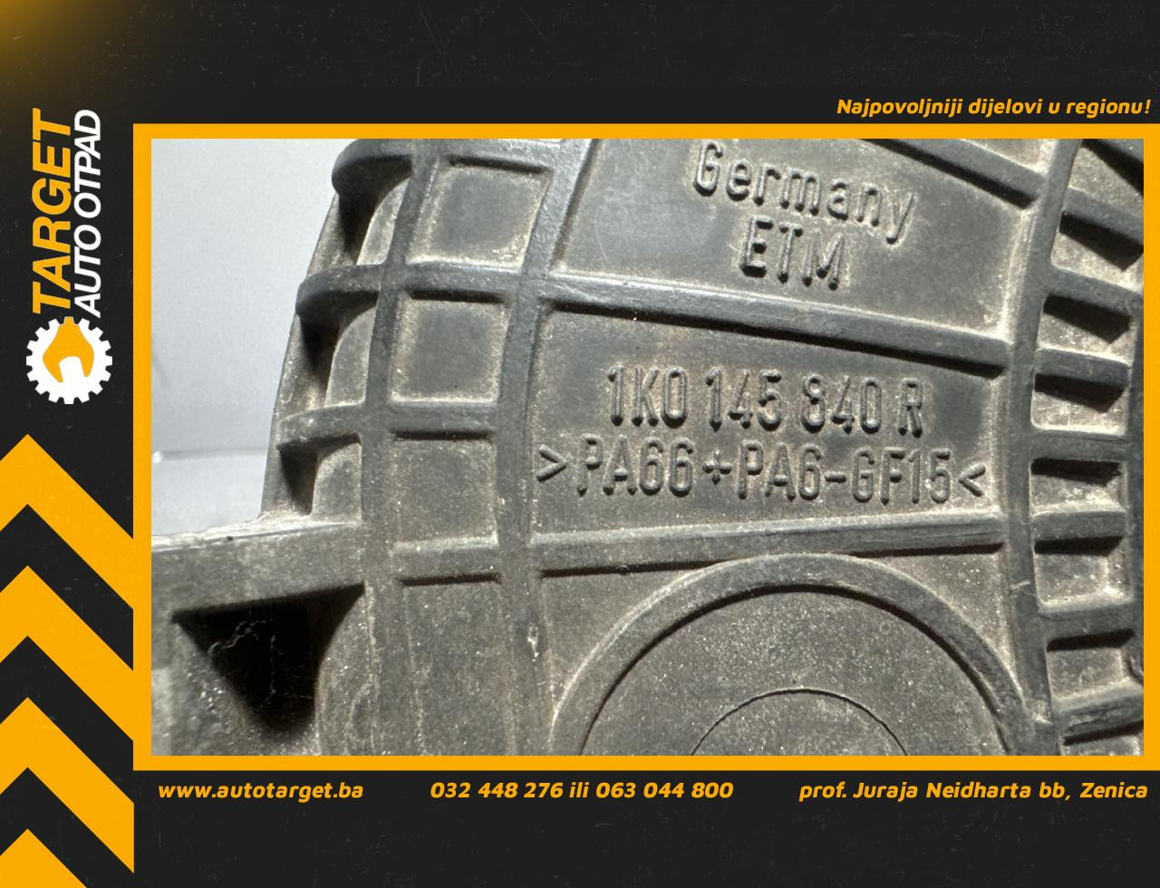 DIJELOVI CRIJEVO INTERKULERA VW GOLF 6 > 08-12 1K0145840R