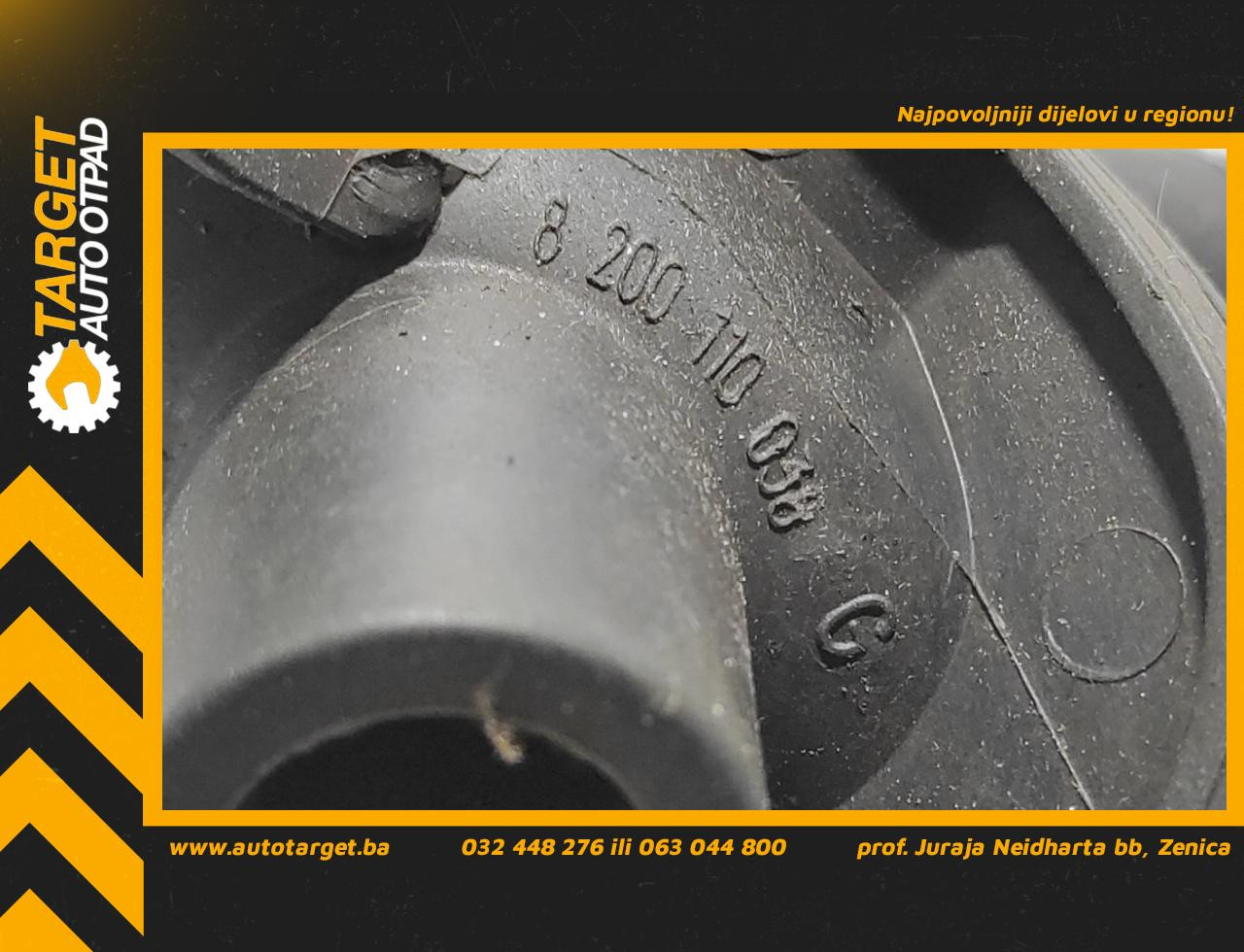 DIJELOVI CRIJEVO RENAULT SCENIC > 03-06 8200110038G