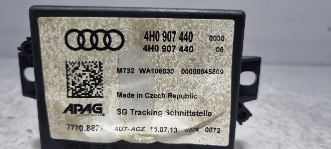 ELEKTRONIKA MODUL AUDI A8 (4H) > 10-13 4H0907440