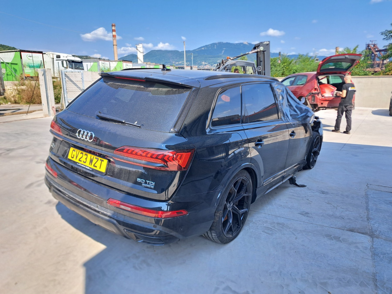 DIJELOVI AUDI Q7 (4M) 4X4 2023. 3.0 DIZEL MJENJAC MOTOR DPXA