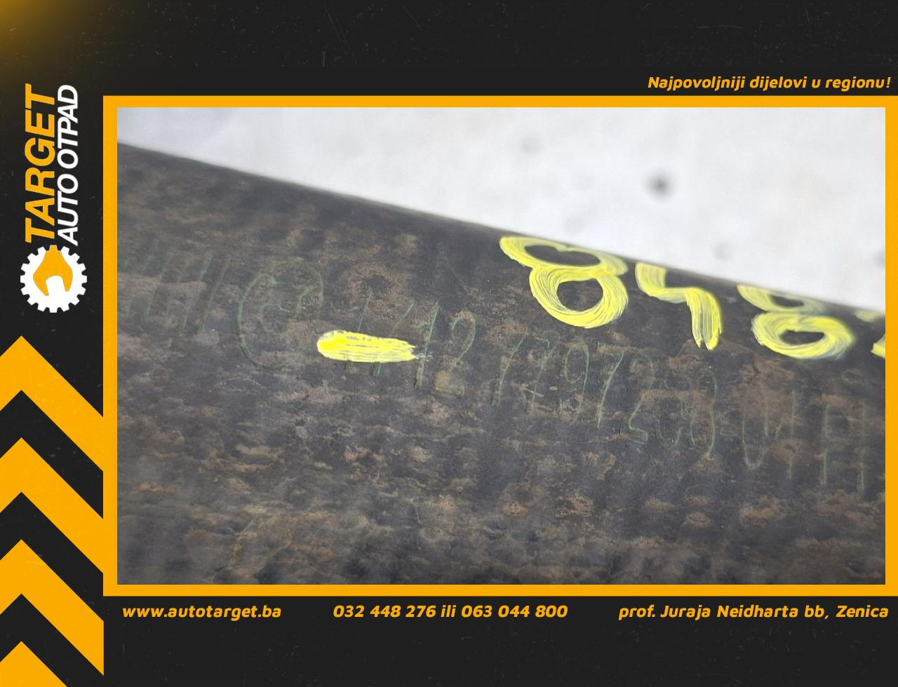 DIJELOVI CRIJEVO BMW X1 (E84) > 09-12 2.0 7797258