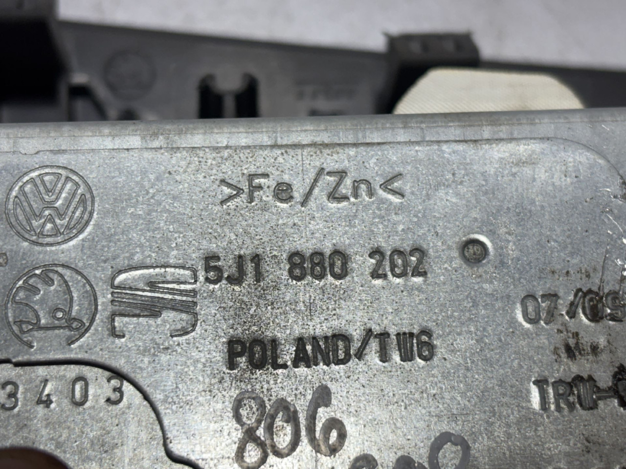 AIRBAG SUVOZACA SKODA FABIA > 07-10 5J1880202