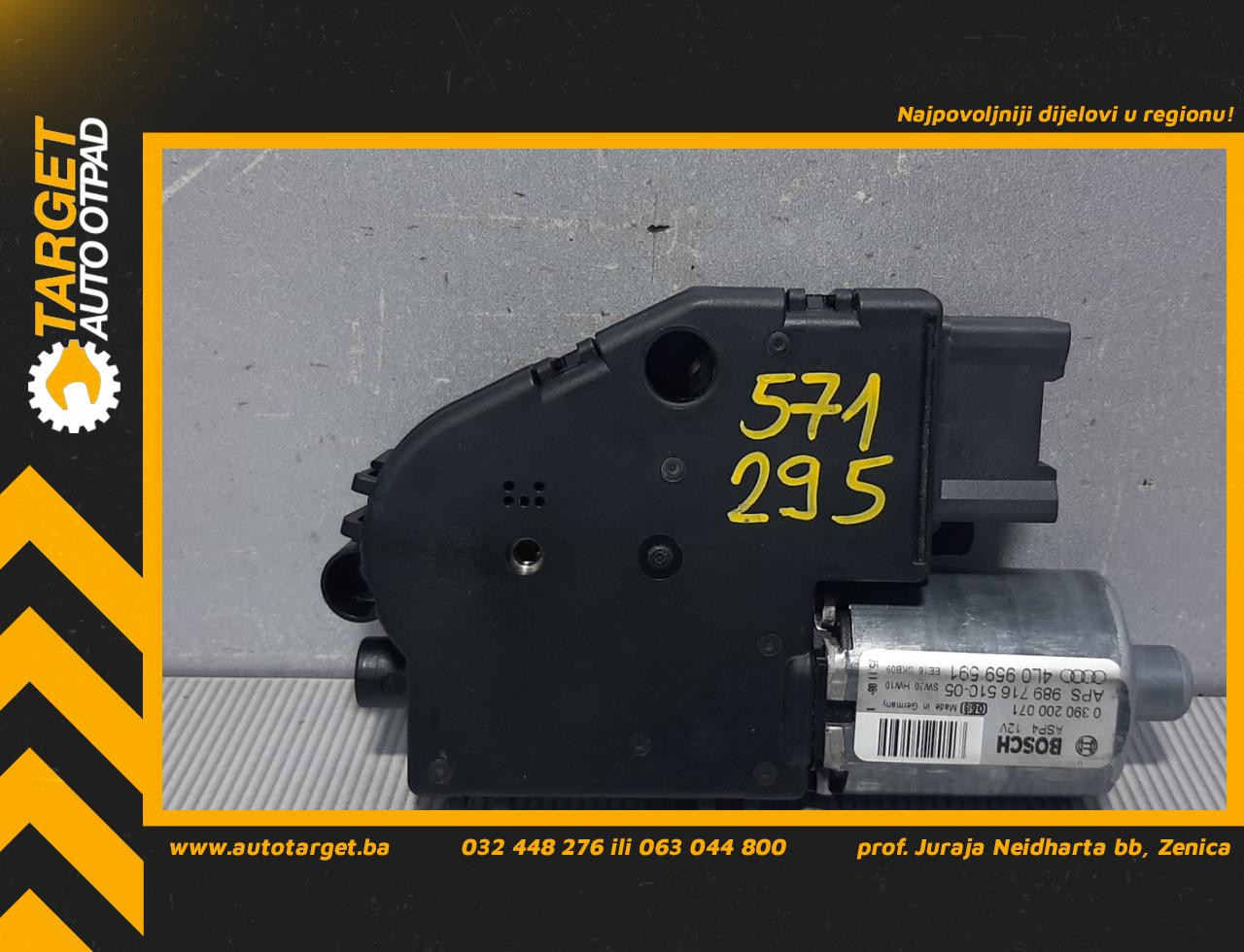 DIJELOVI MOTORIC SIBERA AUDI Q7 (4L) > 06-09 4L0959591