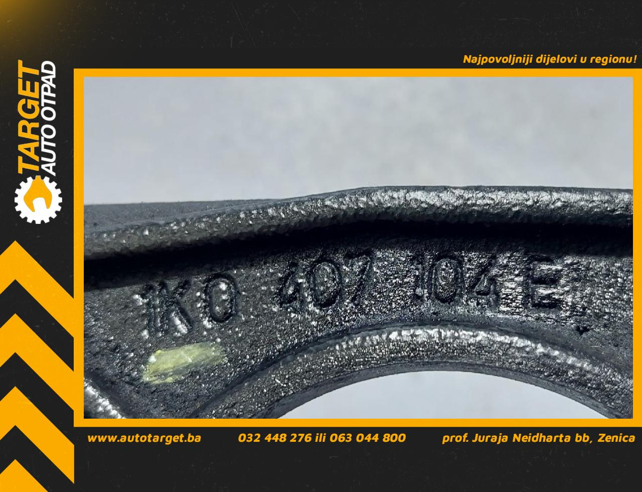 DIJELOVI NOSAC POLUOSOVINE SKODA OCTAVIA > 04-08 1K0407104E