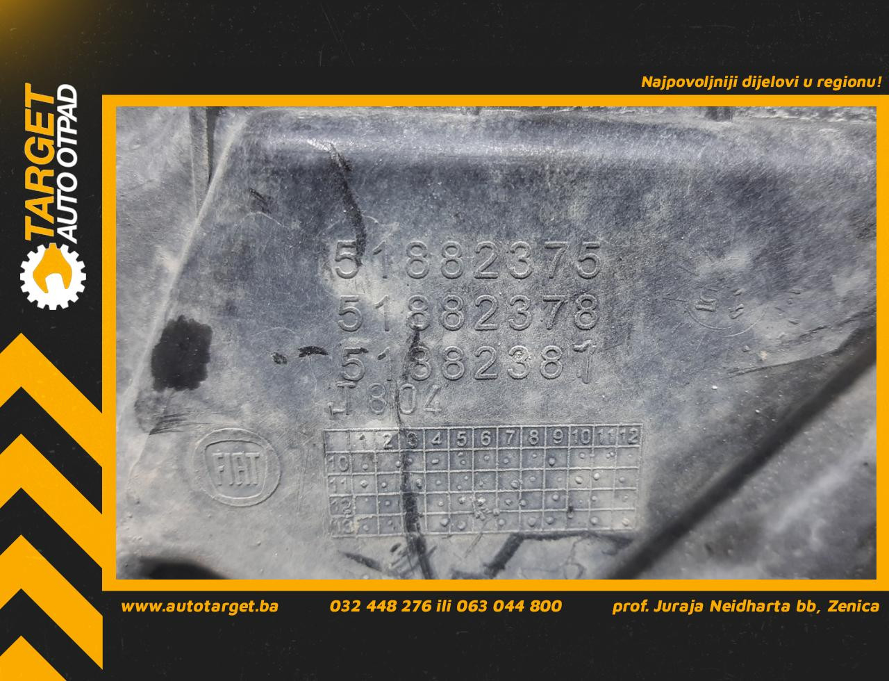 DIJELOVI NOSAC AKUMULATORA FIAT QUBO > 08-16 1.3  51882375