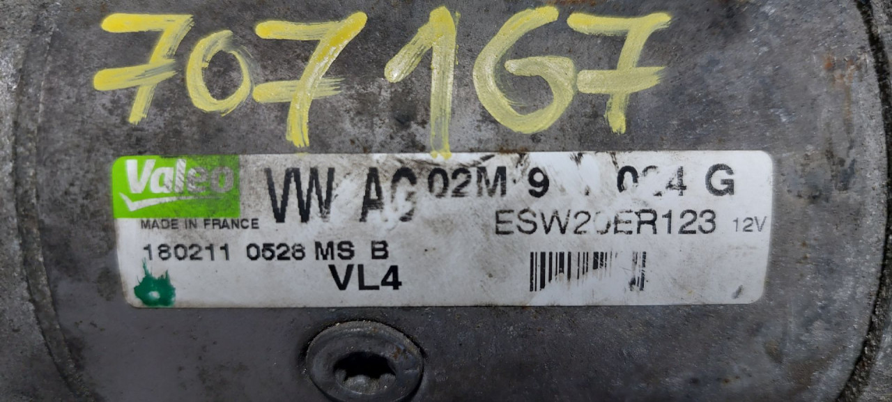 DIJELOVI ALNASER VW PASSAT B7 > 10-14 02M911024G