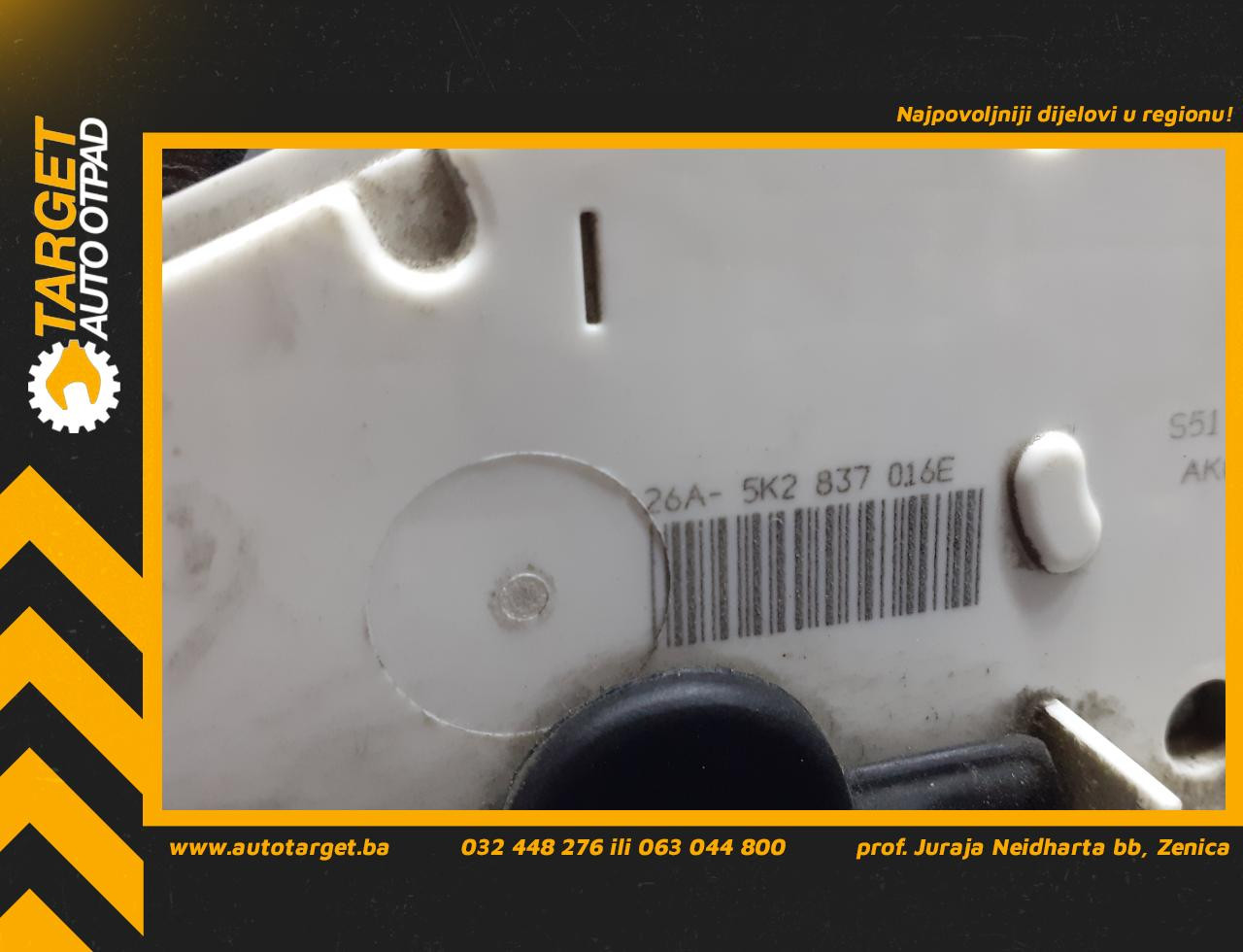 DIJELOVI BRAVA VRATA VW POLO > 09-14 5K2837016E