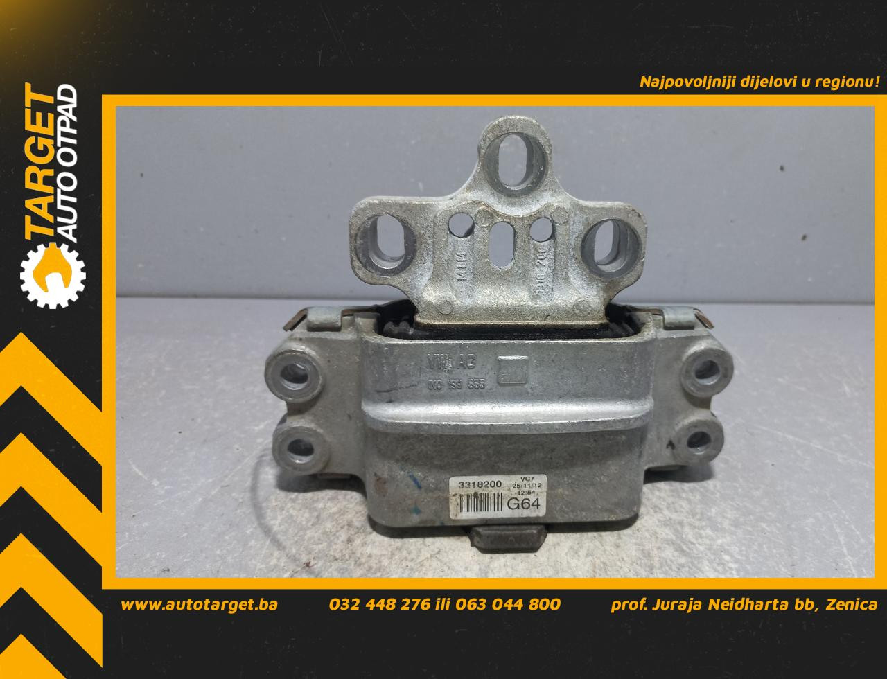 DIJELOVI NOSAC MOTORA VW GOLF 5 > 03-08 1K0199555AQ