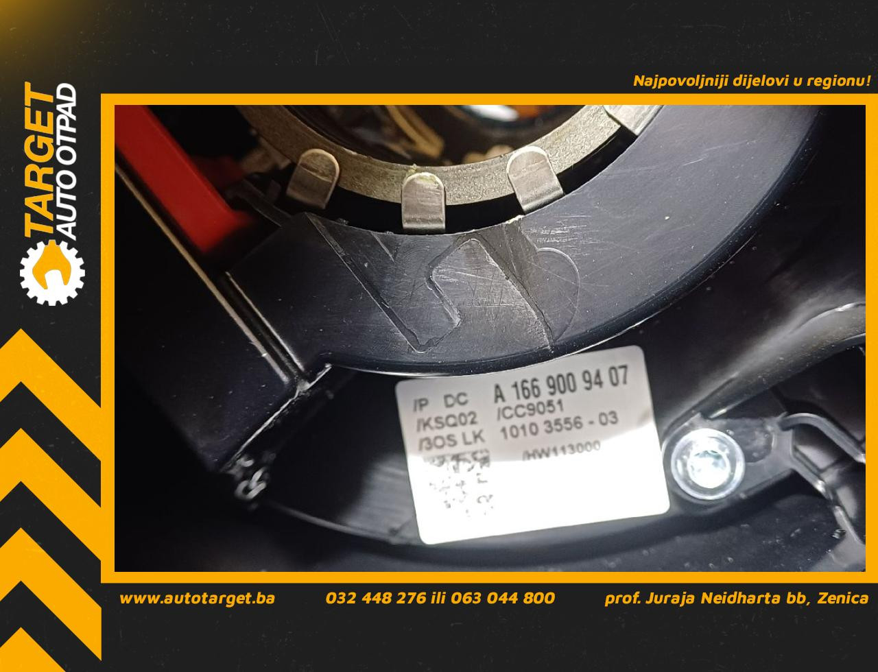 RUCICE VOLANA MERCEDES ML (W166) > 11-15 A1669009407