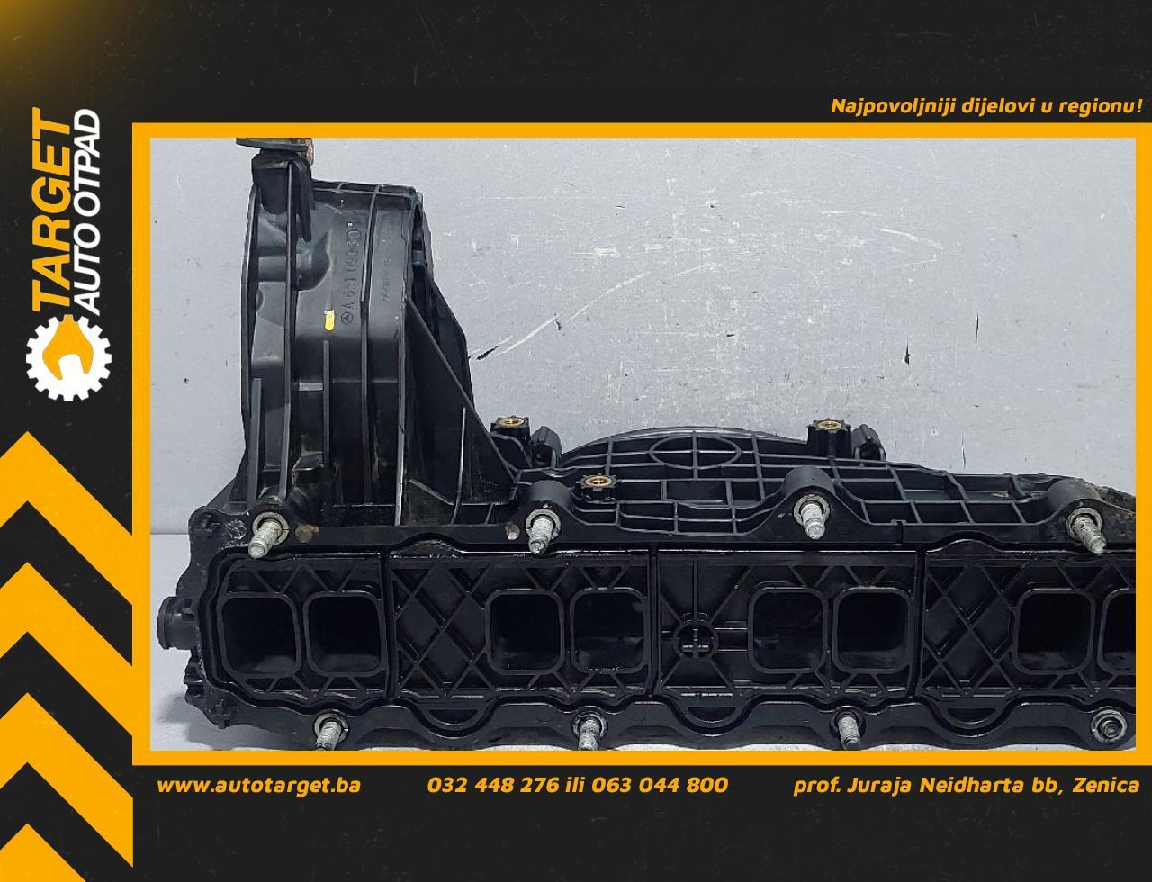 DIJELOVI USISNA GRANA MERCEDES SPRINTER > 06-13 2.2 A6510903037