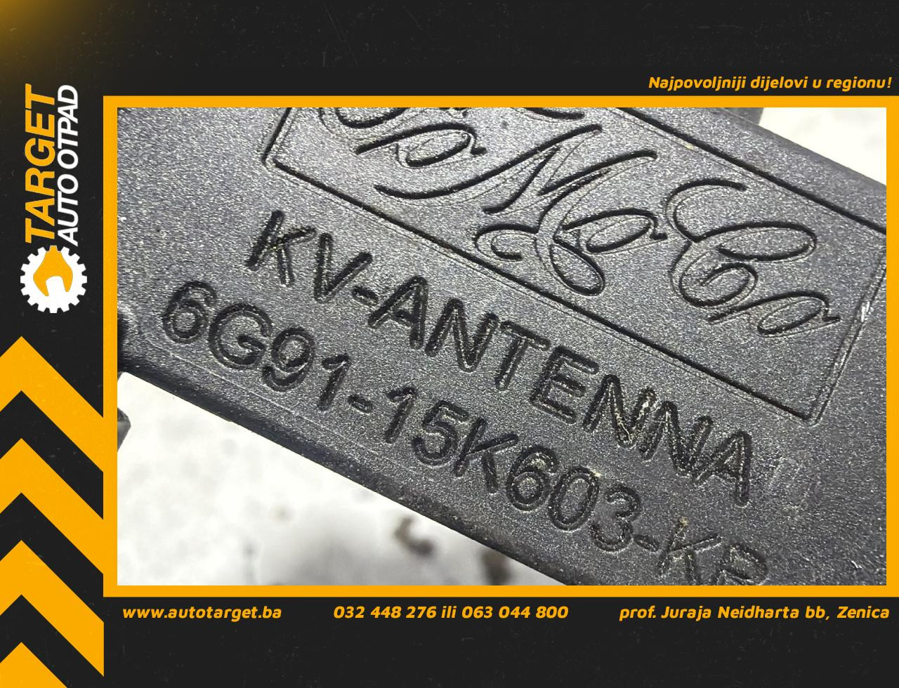 DIJELOVI ANTENA VOLVO S60/V60 > 10-13 2.0 6G9115K603KB