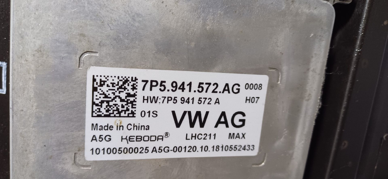 DIJELOVI BALAST FARA VW TIGUAN > 16-20 2.0 7P5941572AG