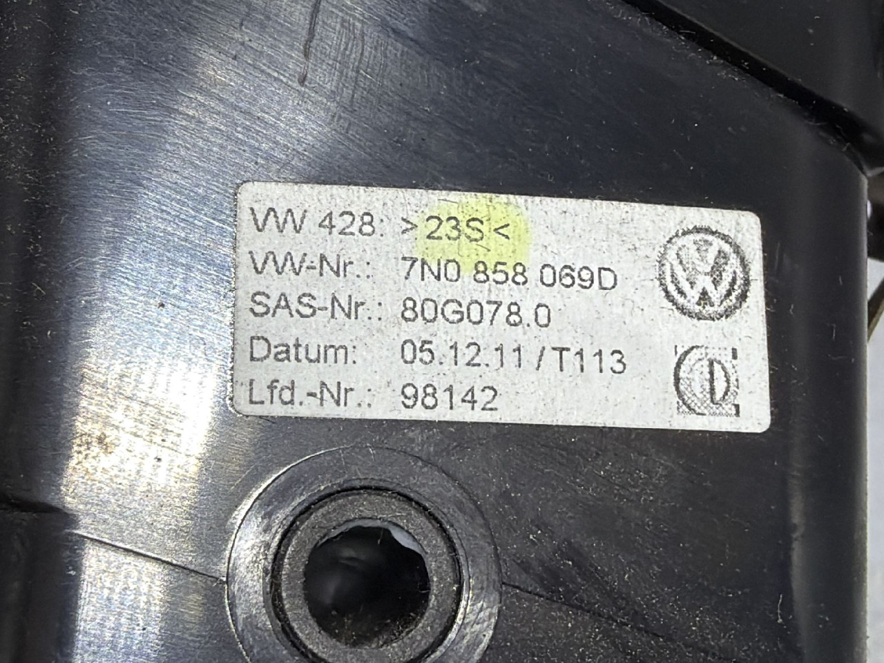 DIJELOVI RESETKA VENTILACIJE VW SHARAN > 10- 2.0 7N0858069D