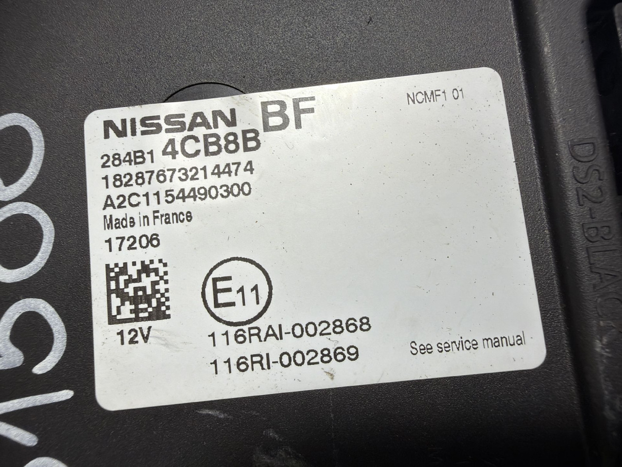 DIJELOVI BCM ELEKTRONIKA NISSAN QASHQAI > 17-21 1.5 284B14CB8B