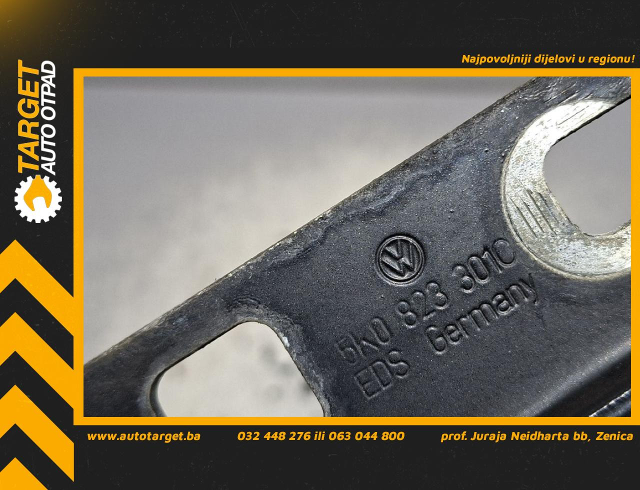 DIJELOVI SKARE OD HAUBE VW GOLF 6 > 08-12 1.6 5K0823301C