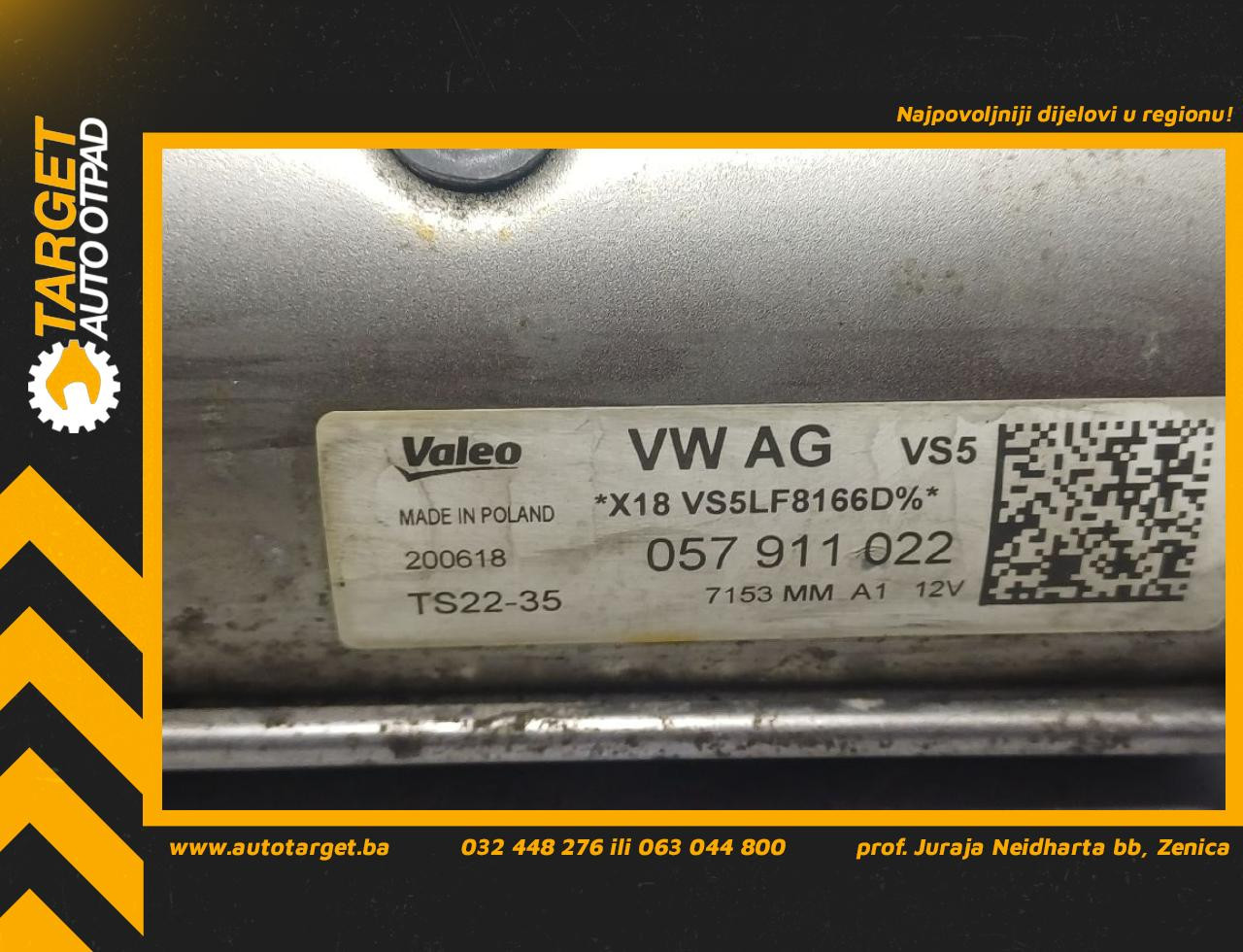 DIJELOVI ALNASER AUDI A6 4K > 18- 3.0 057911022