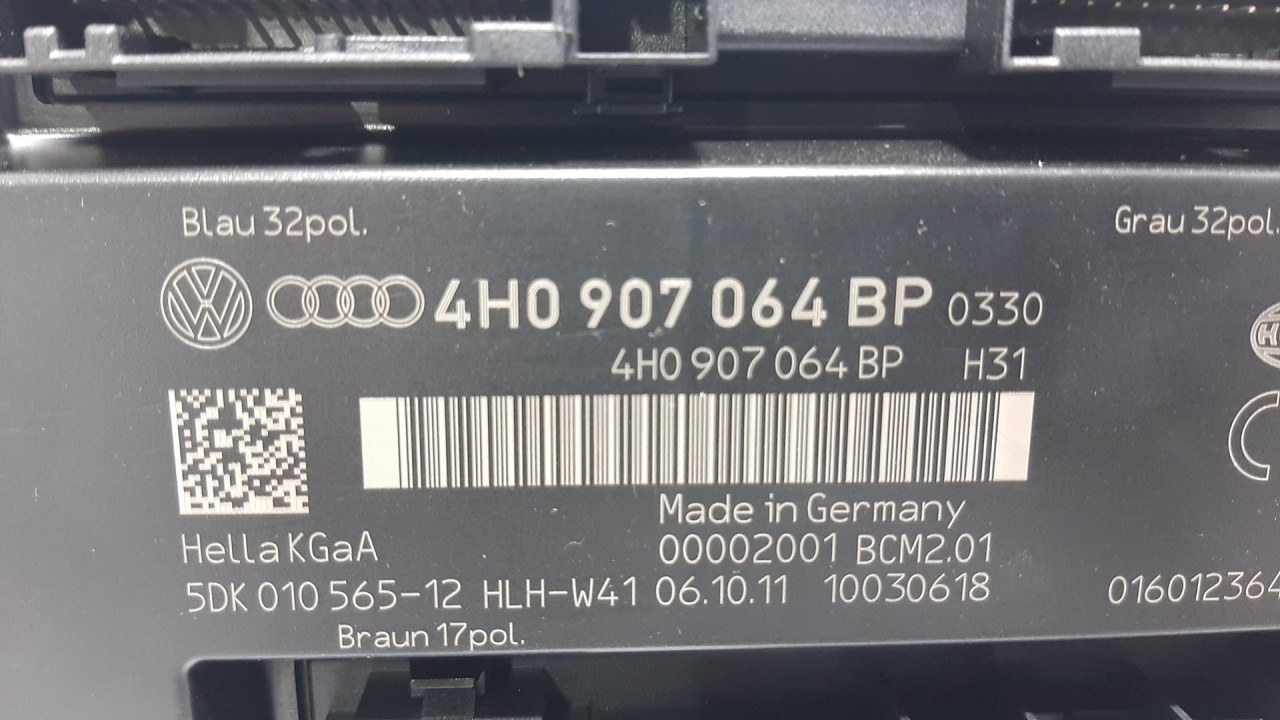 BCM ELEKTRONIKA AUDI A6 4G > 11-14 4H0907064BP
