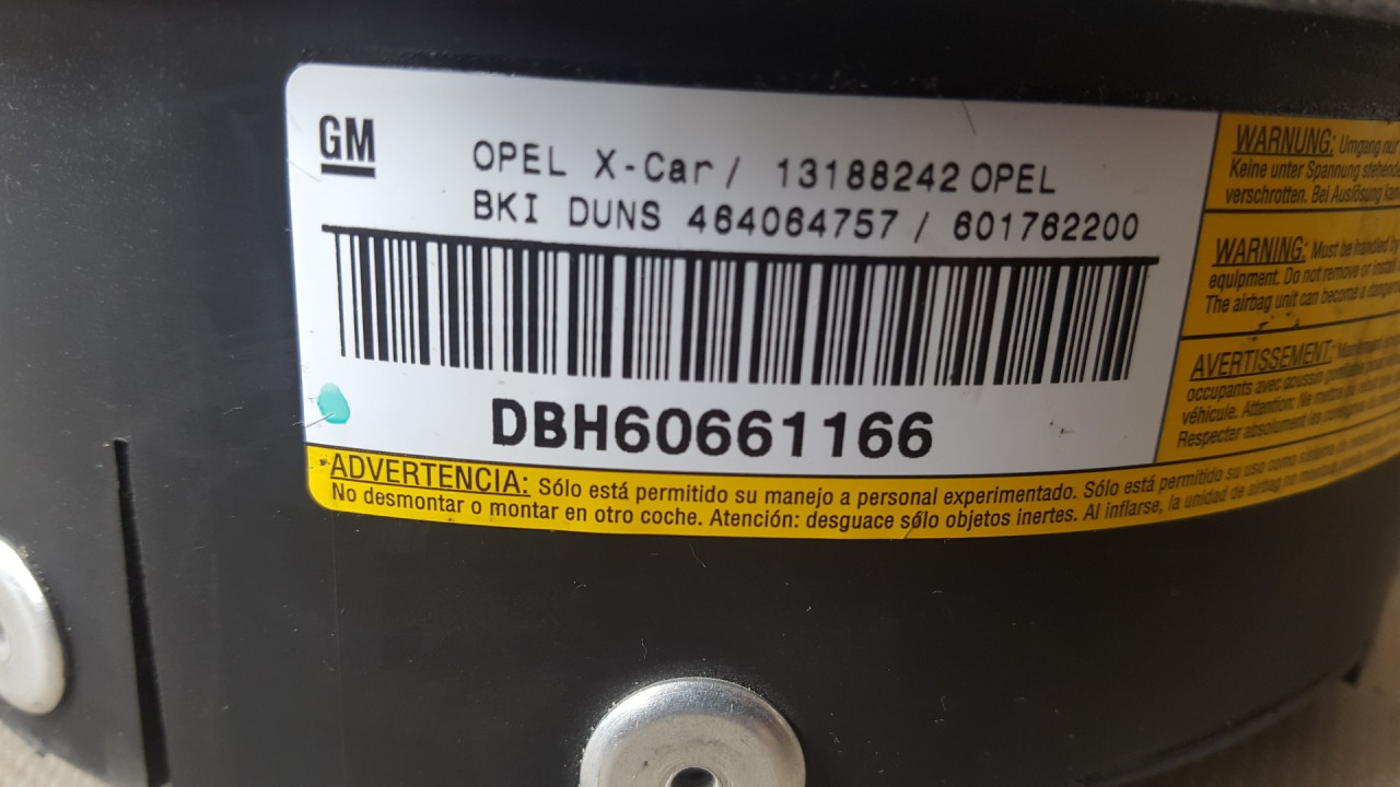 AIRBAG VOLANA OPEL CORSA C > 03-06 13188242
