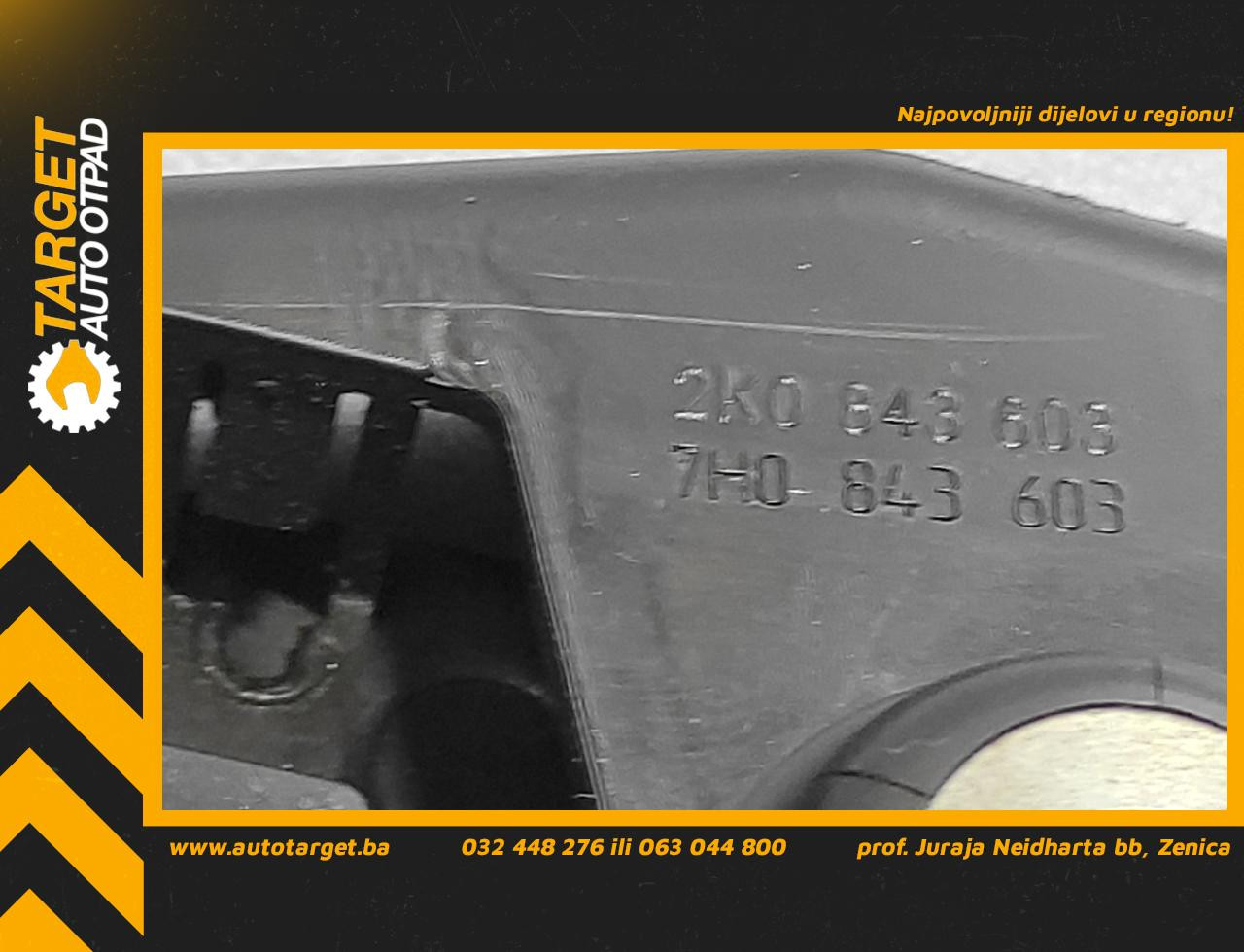 DIJELOVI BRAVA VRATA VW CADDY > 03-10 7H0843603