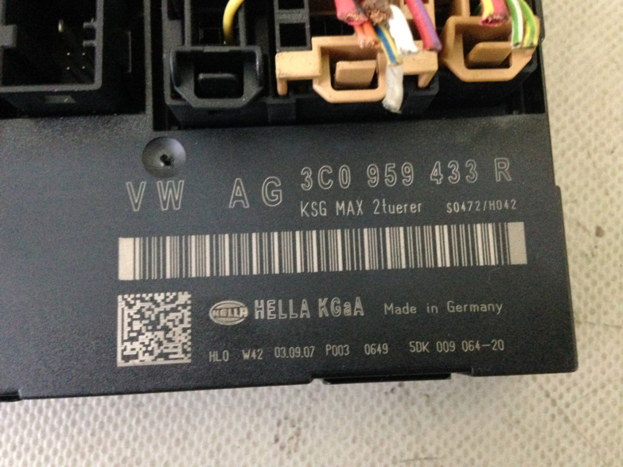KOMFORT ELEKTRONIKA VW PASSAT B6 > 05-10 3C0959433R 3C0959433R