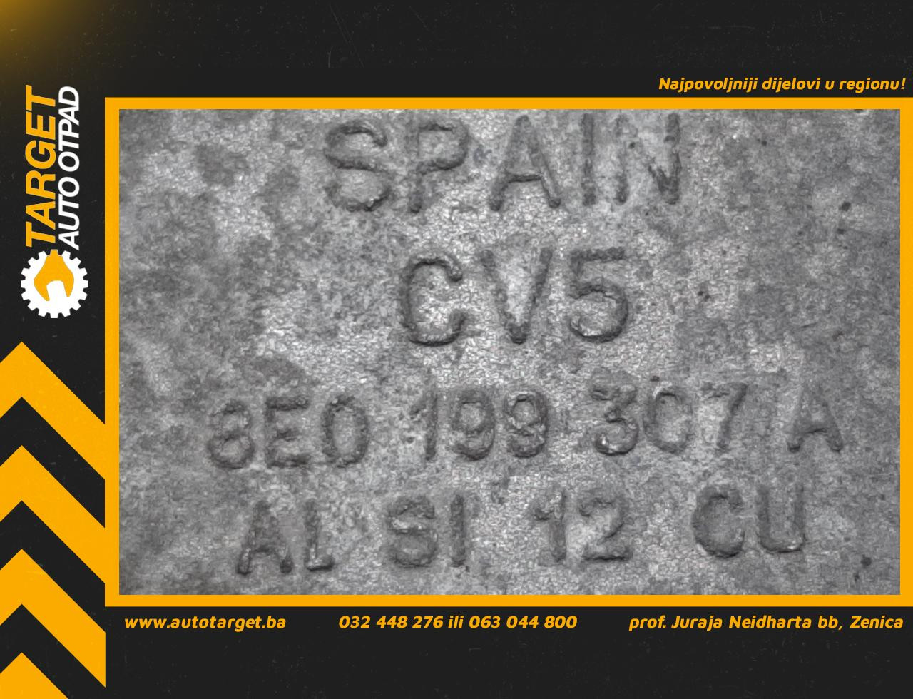 DIJELOVI NOSAC MOTORA AUDI A4 (B6) > 00-04 8E0199307A