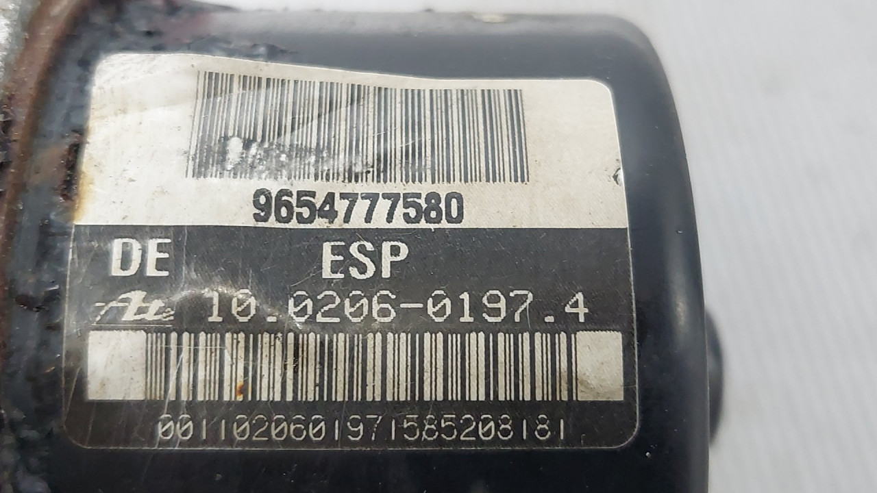 ABS ELEKTRONIKA PEUGEOT 1007 > 05- 9654777580