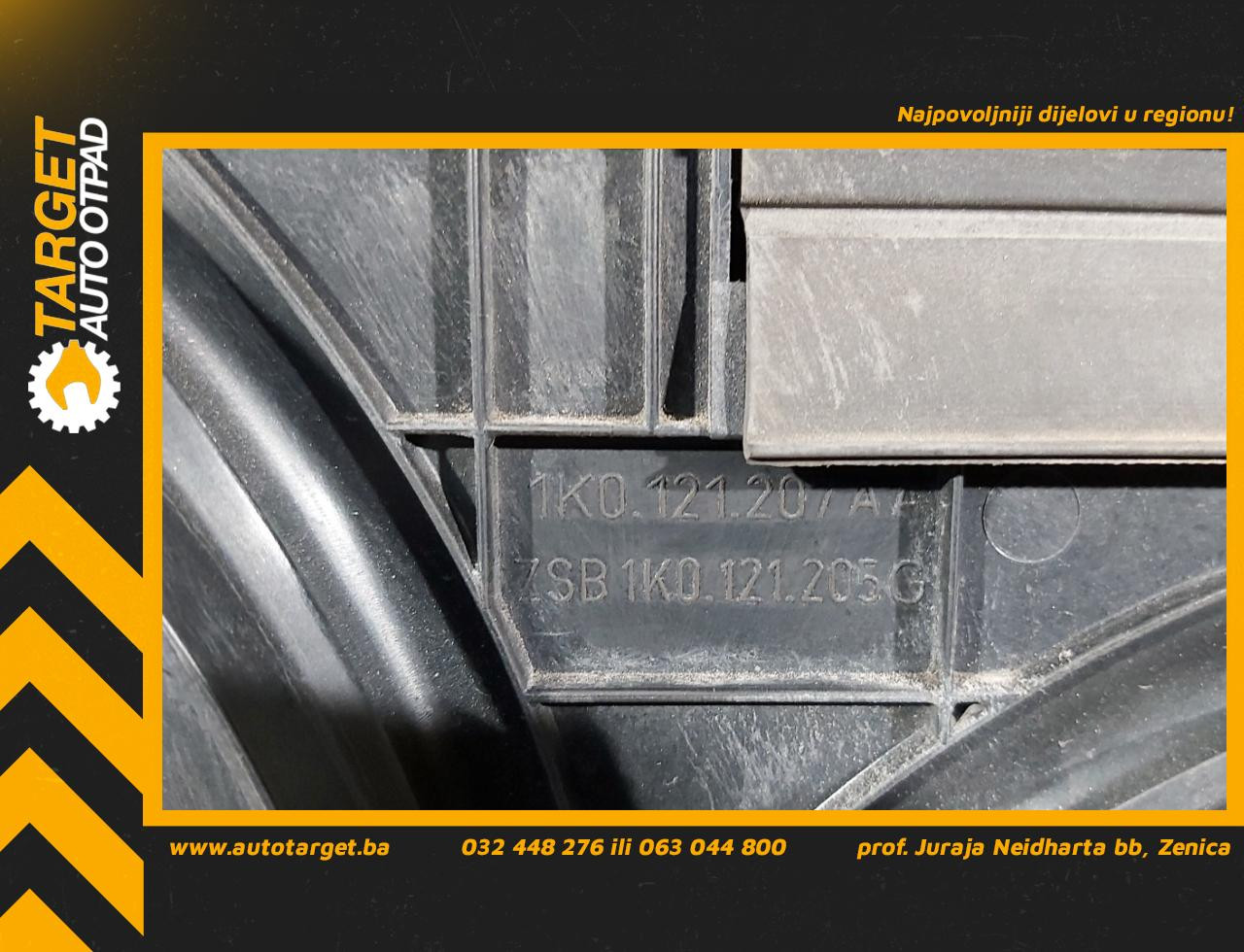 DIJELOVI NOSAC VENTILATORA VW PASSAT B6 > 05-10 2.0  1K0121207AA