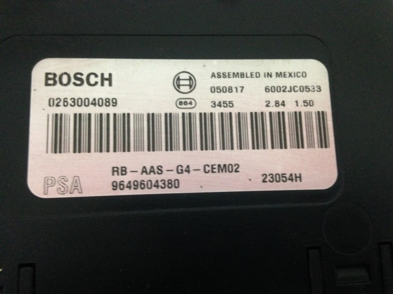 ELEKTRONIKA MODUL CITROEN C5 > 04-07 9649604380 9649604
