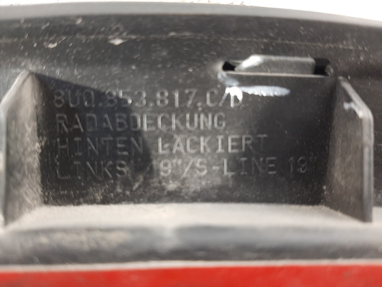 DIJELOVI RUB BLATOBRANA AUDI Q3 > 11-15 8U0853817