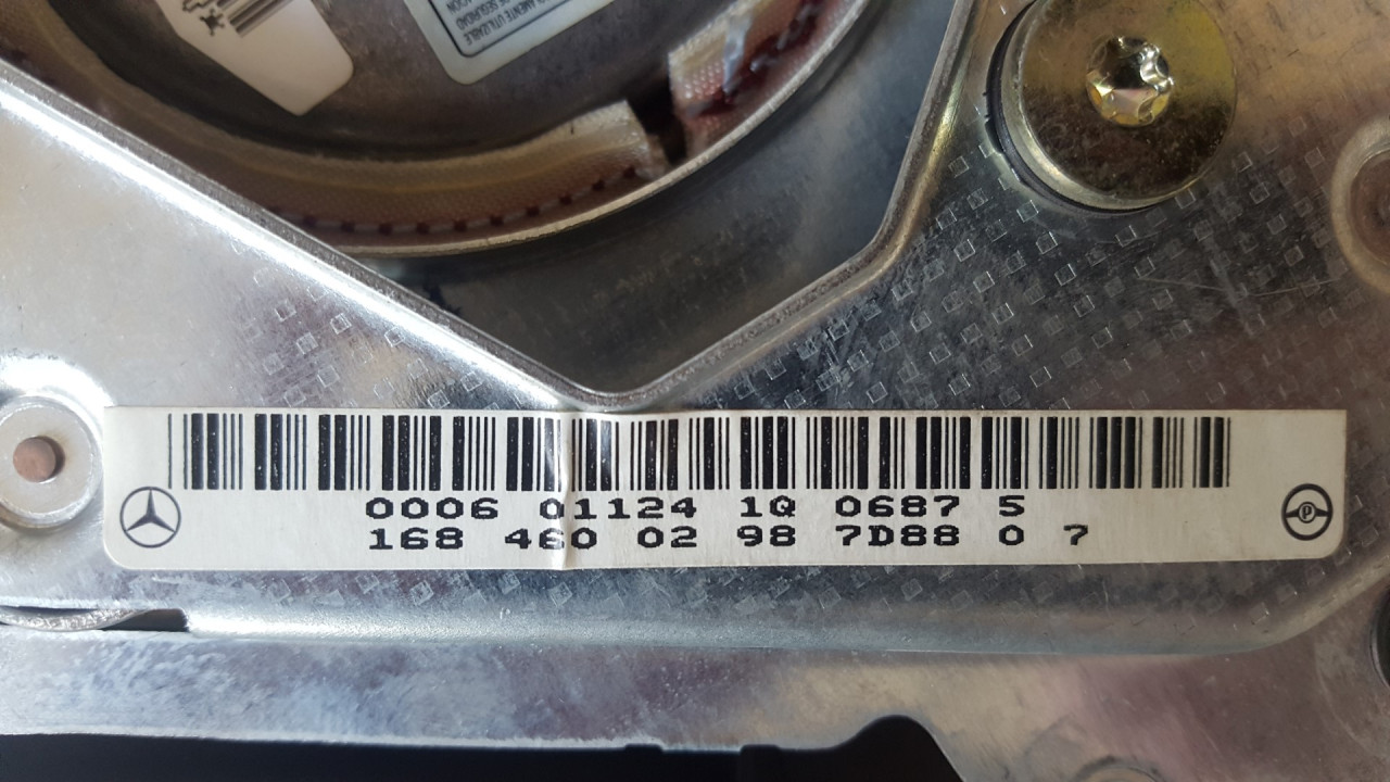 AIRBAG VOLANA MERCEDES A KLASA (W168) > 02-04 168460029