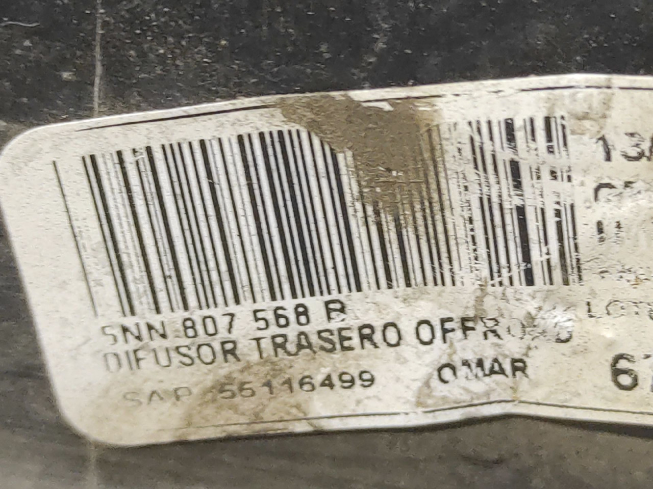 DIJELOVI DIFUZOR VW TIGUAN > 16-20 5NN807568B
