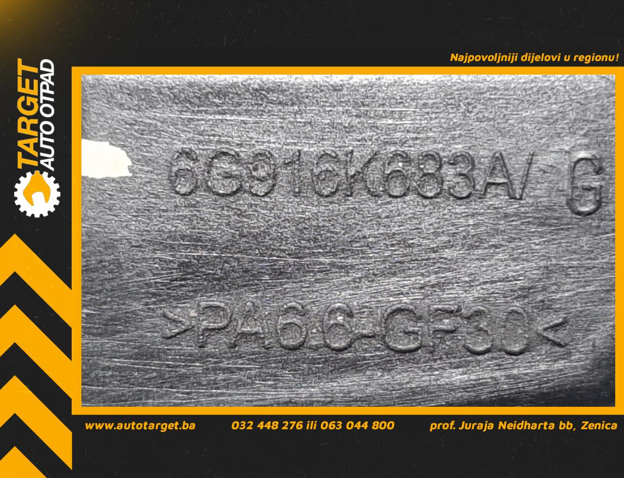 DIJELOVI CRIJEVO INTERKULERA FORD MONDEO > 07-10 6G916K683A