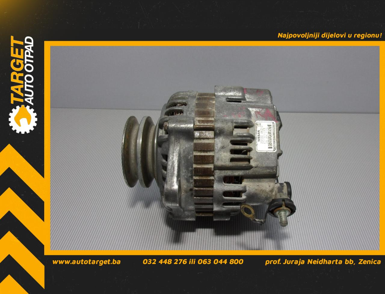 ALTERNATOR NISSAN NAVARA > 02-04 23100VK010 23100VK010