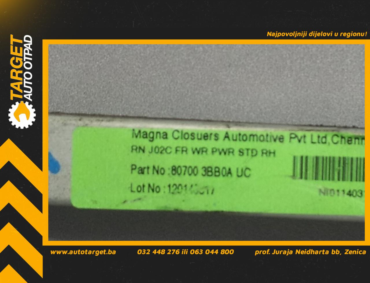 ELEKTRO PODIZAC STAKLA NISSAN NOTE > 13-16 807003BB0A