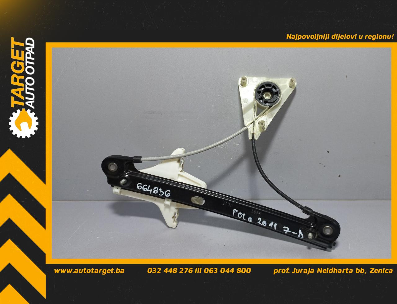DIJELOVI ELEKTRO PODIZAC STAKLA VW POLO > 09-14 6R4839462G